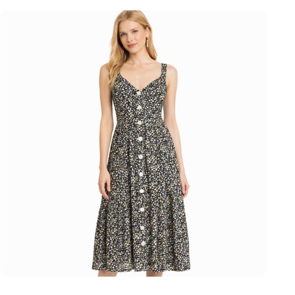 Rails Violet Black Floral Dress